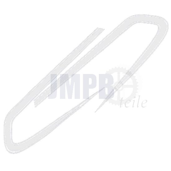 Tankaufklebersatz Yamaha FS1 378 Weiß