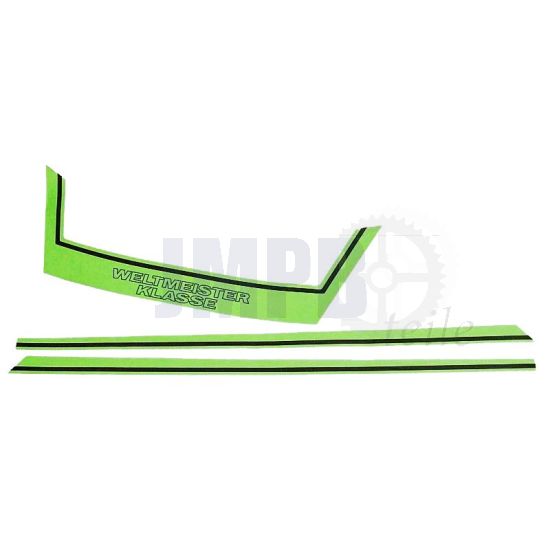 Sitzbank Aufklebersatz Kreidler Grün