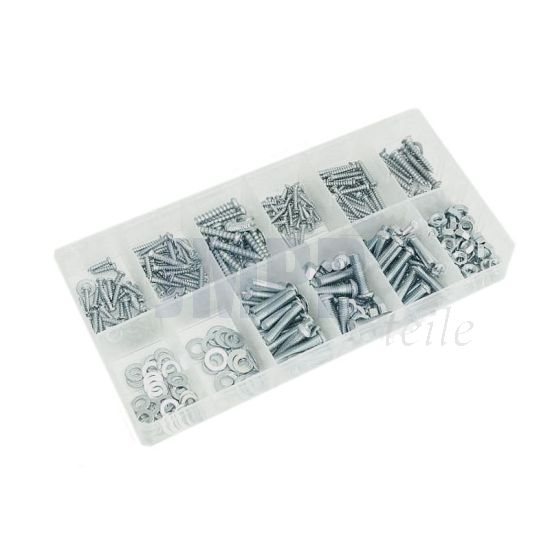 Sortiment Satz Schrauben und Muttern - 347 Teilig