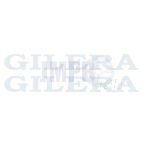 Gilera Wort Aufklebersatz Weiß 320X40MM