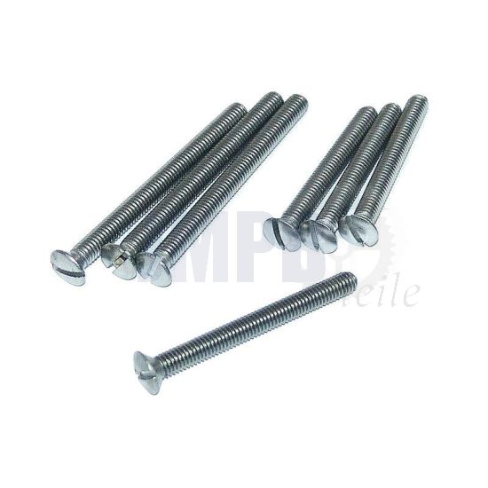 Schraubensatz Kupplungsdeckel Puch MV Edelstahl