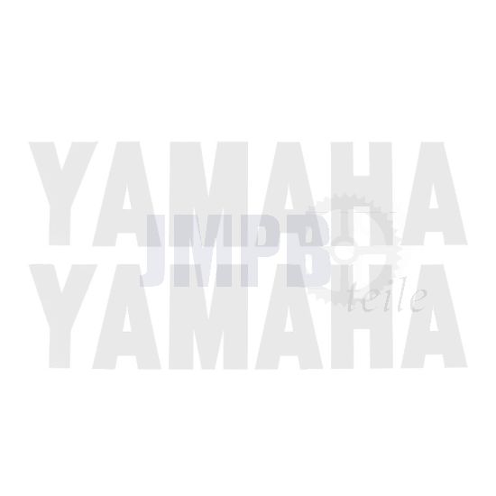 Aufkleber Yamaha Weiß Groß