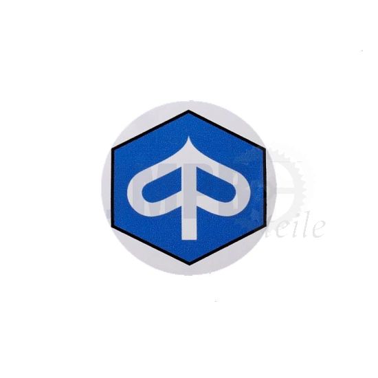 Aufkleber Logo Piaggio Rund 40MM