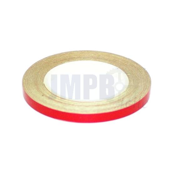 Felgen Rand Aufkleber Rot 5MM - 6Mtr