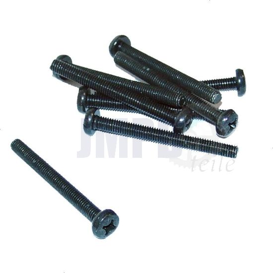 Zylinderschraube Schwarz M6X60 Din 7985H