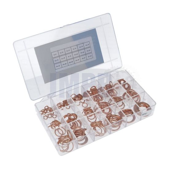 Sortiment Satz Gefüllte Dichtungsringen Din 7603C - 200 Teilig 