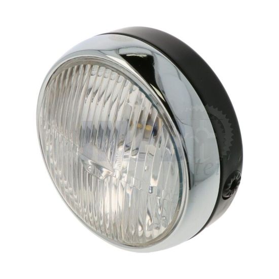 Scheinwerfer Guia Schwarz/Chrom 145MM