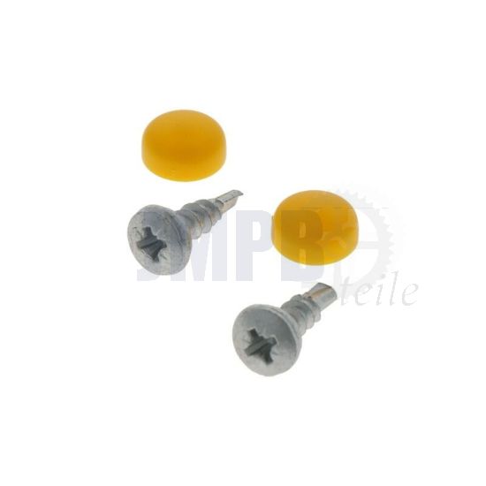 Befestigungssatz Kennzeichenhalter Gelb