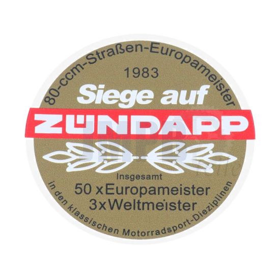 Aufkleber Siege auf Zundapp 