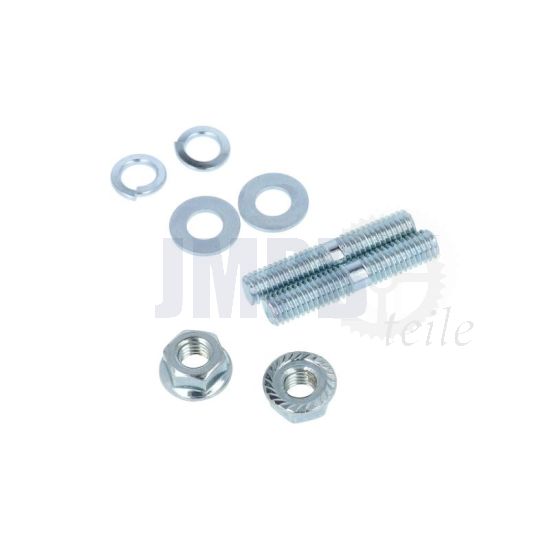 Stehbolzen M6 Einlass/Auspuff Flanschmutter