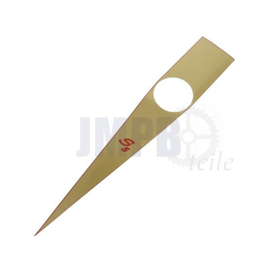 Streifen Aufkleber Tank Kreidler Super 5 Gold