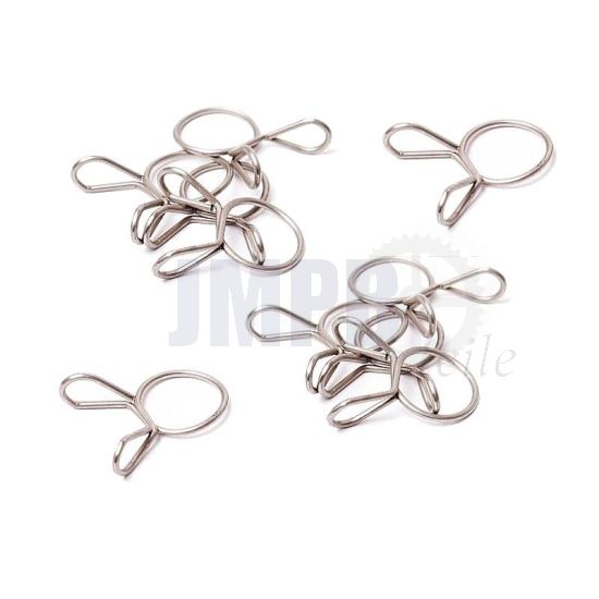 Klemmfeder Benzinschlauch  8MM 10 Stück
