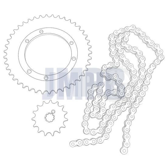 Kettenrand Satz Puch Maxi