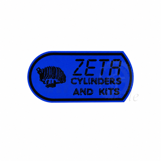 Aufkleber Zeta Cylinders And Kits Blau