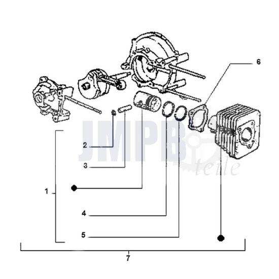 Zylinder Gilera Citta