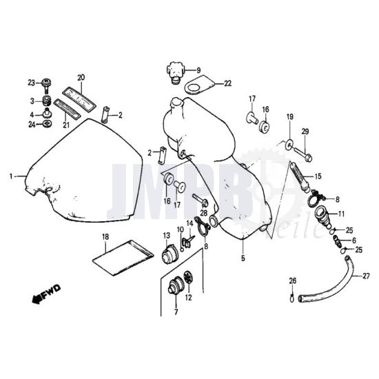 Tankdeckel / Öltank Honda MB50