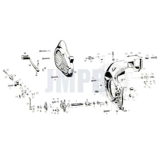 Kühldeckel Fußschalter Sachs 50/3