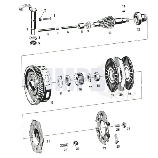 Kupplung Sachs 50/4 EKF