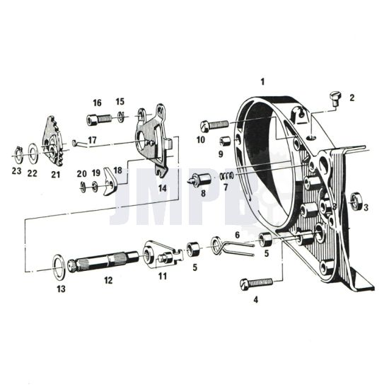 Schaltwelle Sachs 50/4 EKF