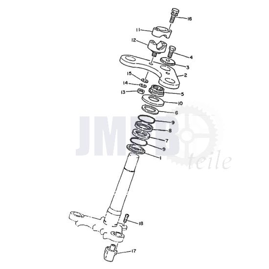 Lenkkopf Yamaha FS1 2RU