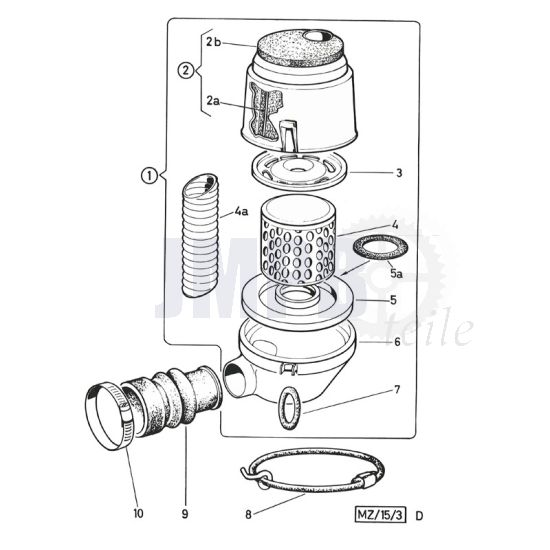 Luftfilter Puch Monza