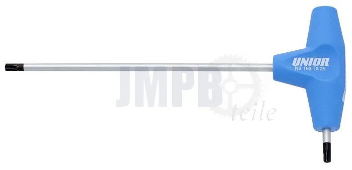 UNIOR Stiftschlüssel + Griffe -193TX-TORX 15