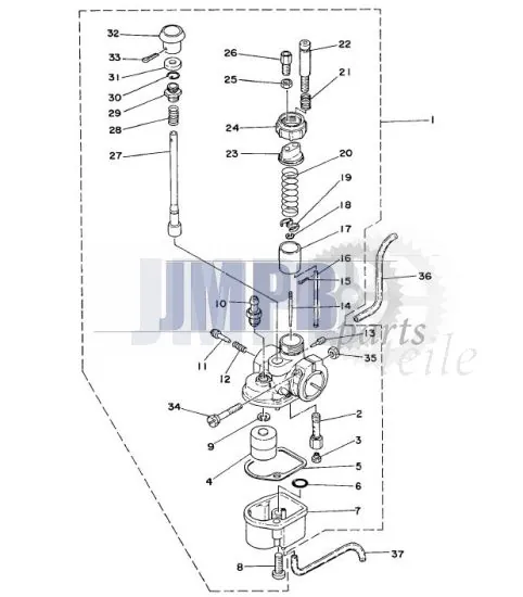 Vergaser Yamaha FS1 DX