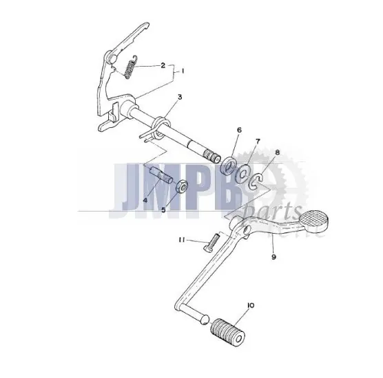 Schaltpedal Yamaha FS1 DX