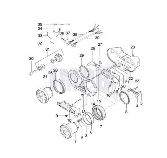 Cockpit / Tachometer Kreidler RS