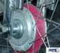 Nabenputzringe Rot 65CM