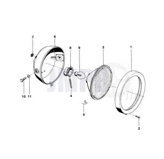 Scheinwerfer Kreidler RS