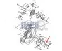 Simmerring Hinterrad Yamaha FS1 Links / DT50MX '87 rechts