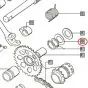 Unterlegscheibe Kickstarterwelle Tomos 1.0MM
