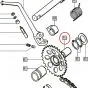 Abstandhalter Hinter Startritzel Tomos