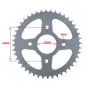Kettenrad Puch M50 44 Zähne
