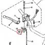Mutter für Brems/Kupplungshebel Bolzen Yamaha FS1/DT50