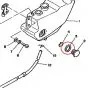 Gummi für Objektiv Ölreservoir Yamaha FS1/DT