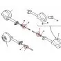 Mutter Yamaha M8 / SW12 Edelstahl