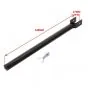 Rahmenstange Oval Schwarz EBR Puch Maxi