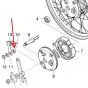 Zahnscheibe Bremsschlüssel Leleu 160MM Kreidler