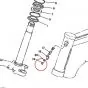 Lenkschloß Niete Yamaha FS1/DT/RD
