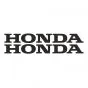 Aufklebersatz Honda Wort Schwarz 22CM