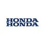 Aufklebersatz Honda Wort Blau 12CM