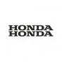 Aufklebersatz Honda Wort Schwarz 12CM