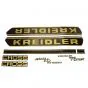Aufklebersatz Kreidler Cross Carbonlook