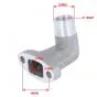 Ansaugstutzen 15MM Puch Maxi Aluminium