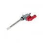 Benzinhahn M10 X 1 Recht Rot - Oldtimer