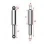 Stoßdämpfer Grau/Chrom Geschlossen IMCA 260MM