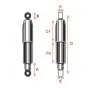 Stoßdämpfer Yamaha FS1 Geschlossen chrom