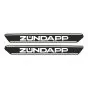 Tankaufkleber Zundapp ZD40 Schwarz/Weiß